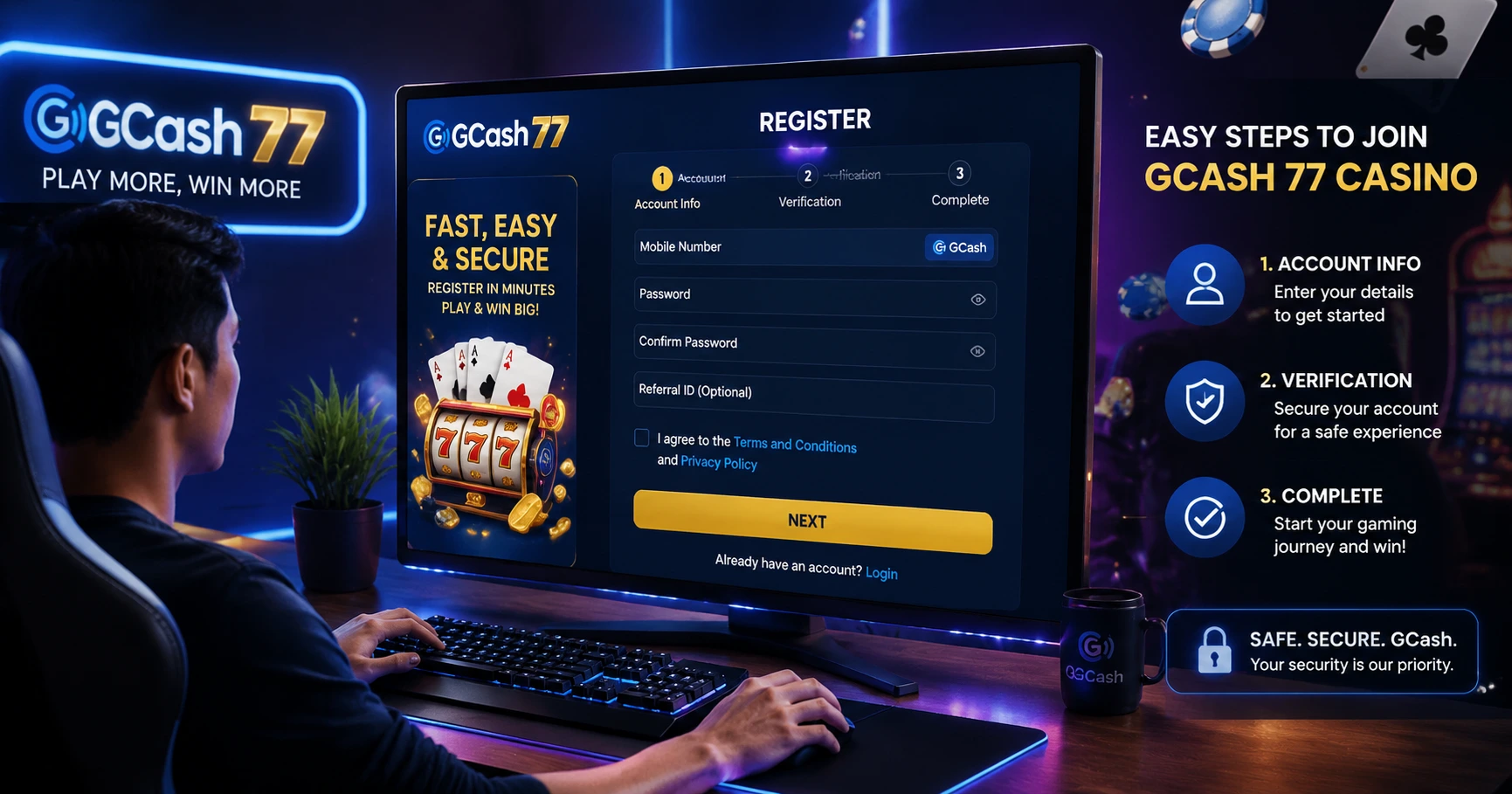 Guide to gcash 77 casino register: Unlocking the Best Online Gaming Experience - image 1