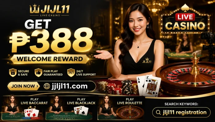 Live roulette table with wheel and betting layout